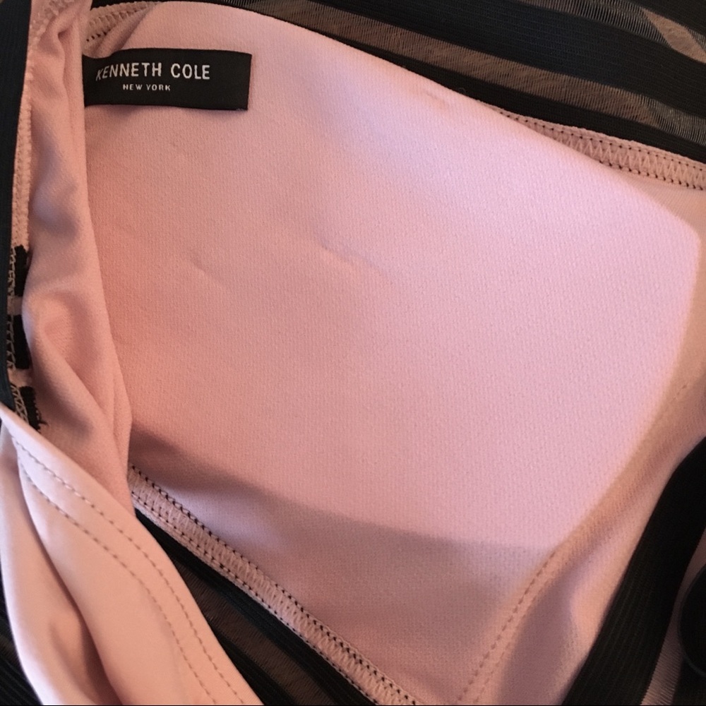 Kenneth Cole Blush One Piece Hign Neck Swimsuit - Picture 7 of 7